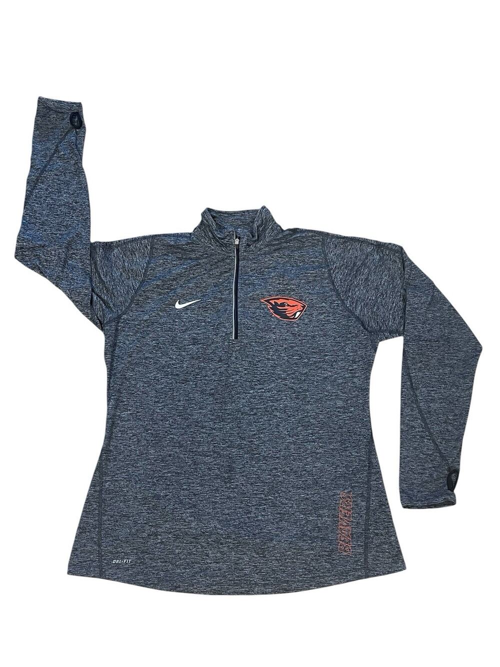 Nike Dri-Fit Oregon State Beavers Quarter Zip Pullover Women’s Size XL -College